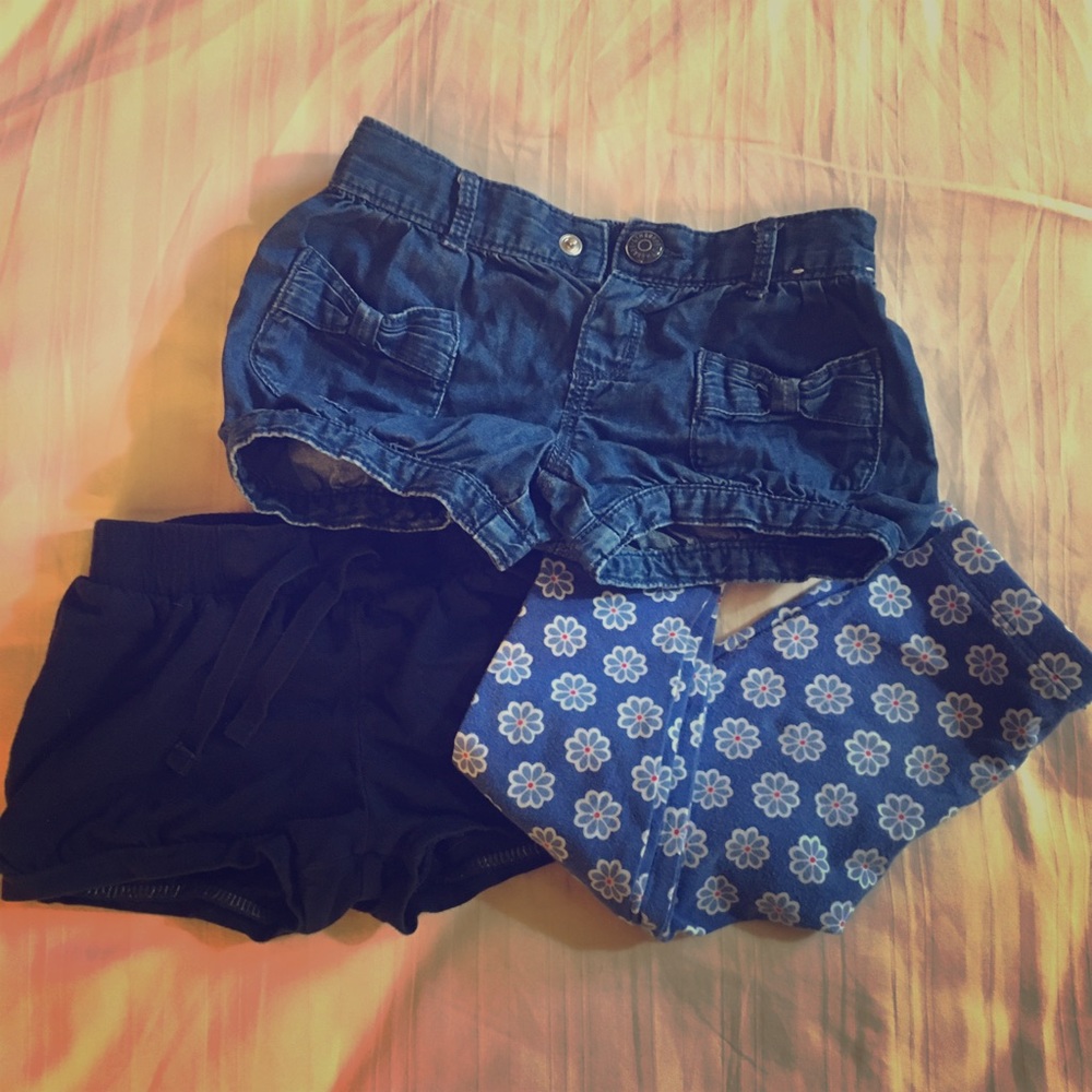 Gymboree Gap 2t 3t Shorts Legging Lot Girls